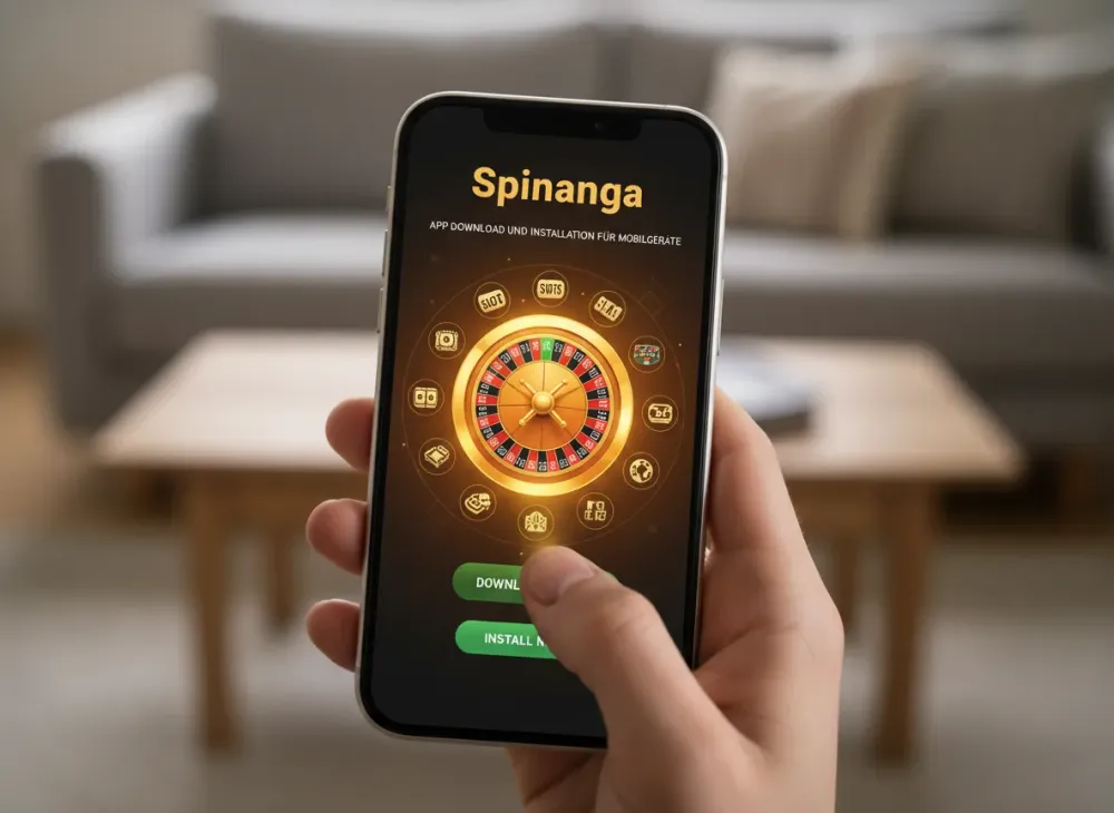 Spinanga app für mobiles Casino und Spielzugang
