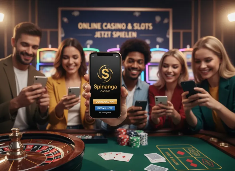 Spinanga app für mobiles Casino und Spielzugang