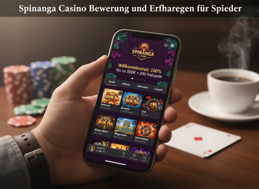 Spinanga Casino Bewertung und Spielangebot im Überblick